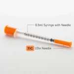 [SET] INSULIN SYRINGES 0.5ML [10EA] - Image 2